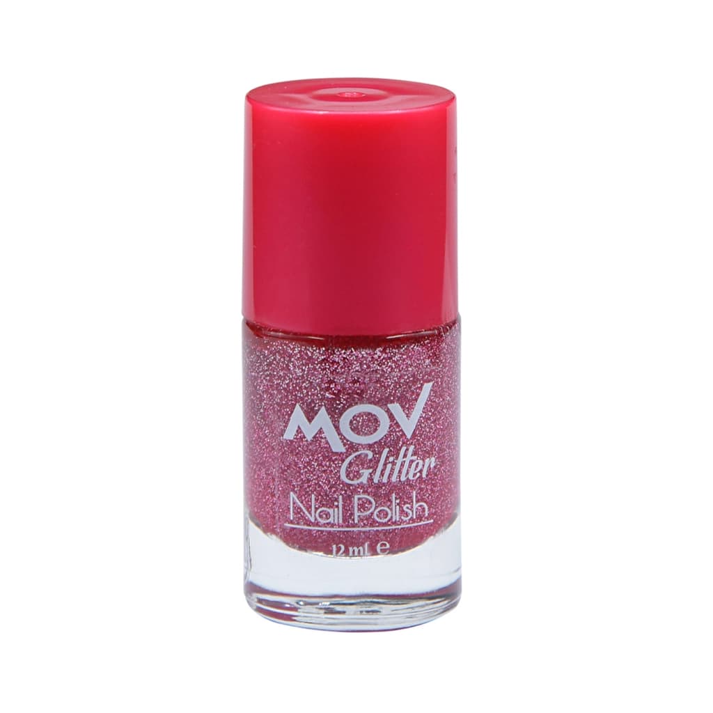 Mov Glitter Oje No:12