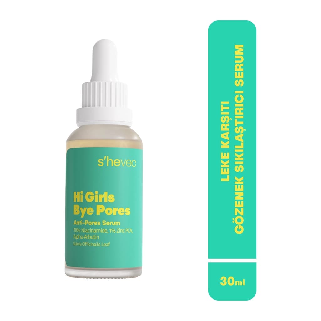 She Vec Hi Girls Bye Pores Gözenek Sıkılaştırıcı ve Leke Karşıtı Yüz Serumu 30 ml