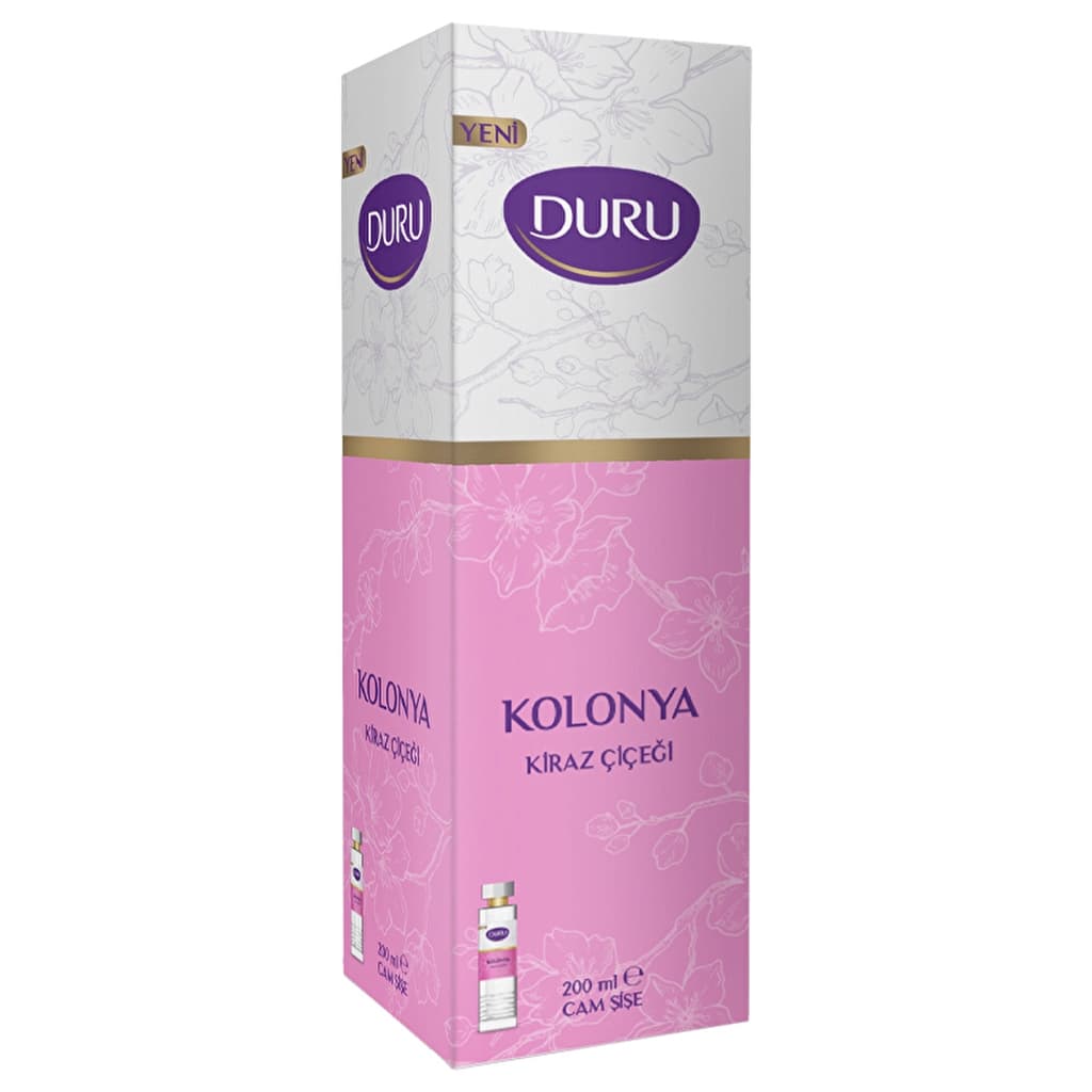 Duru Kiraz Çiçeği Kolonyası 200 ml (Cam Şişe)