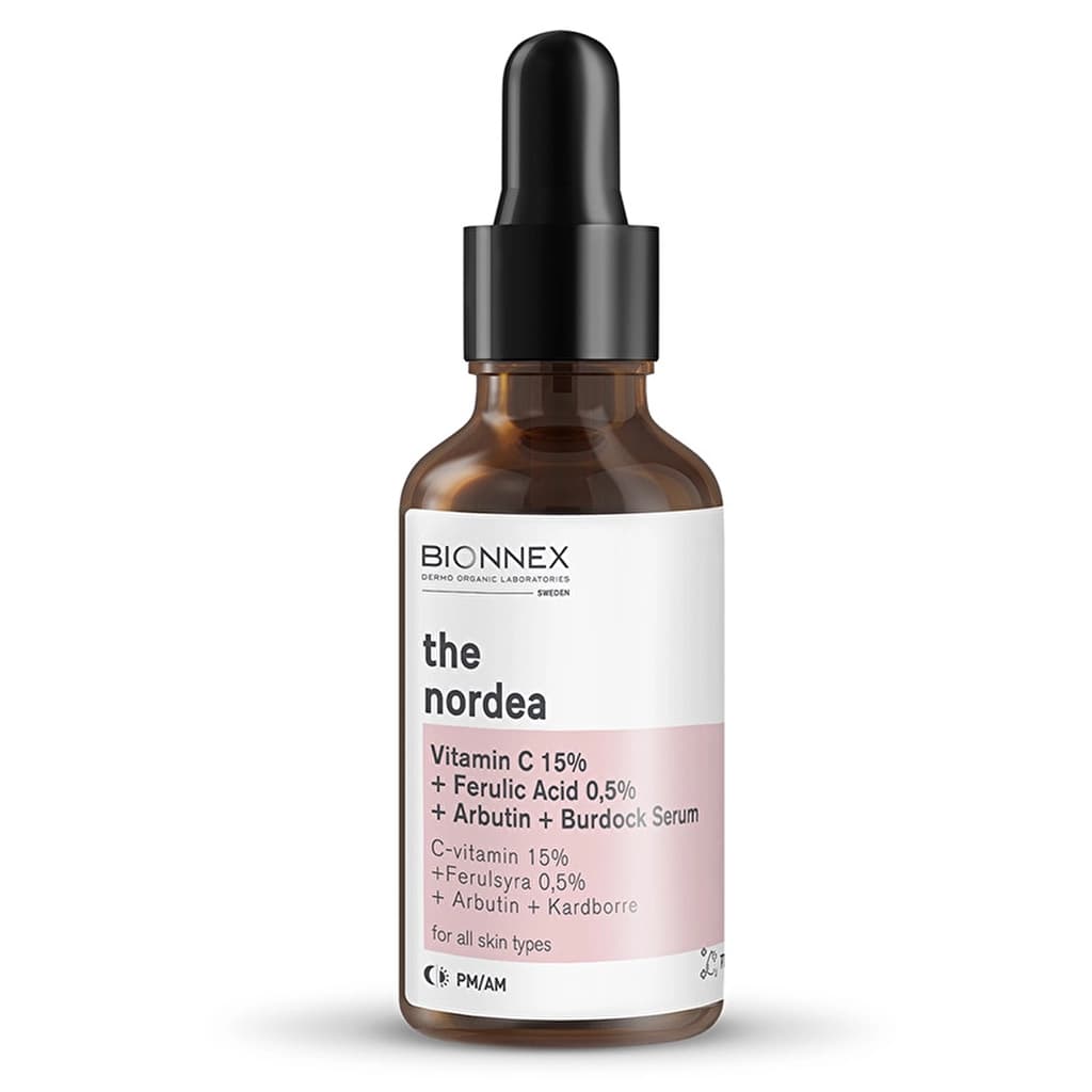 Bionnex Nordea Vitamin C %15 + Ferulic Acid %0,5 + Arbutin + Burdock Serum 30 ml