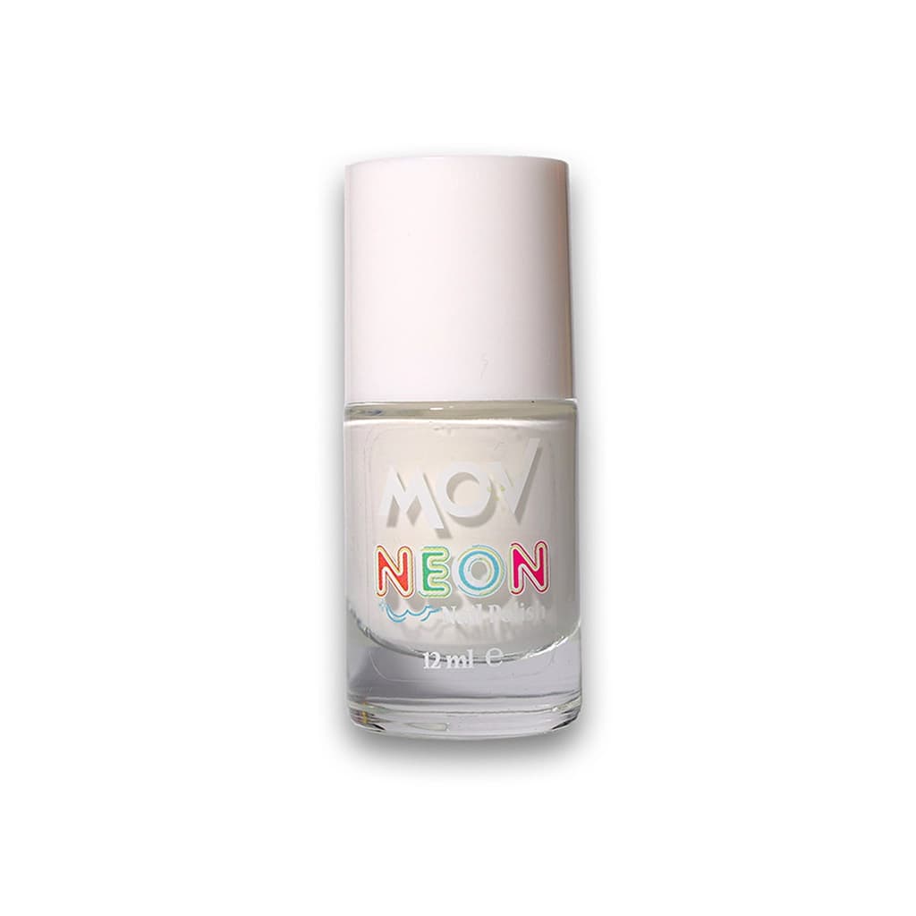 Mov Neon Oje No:04 Beyaz