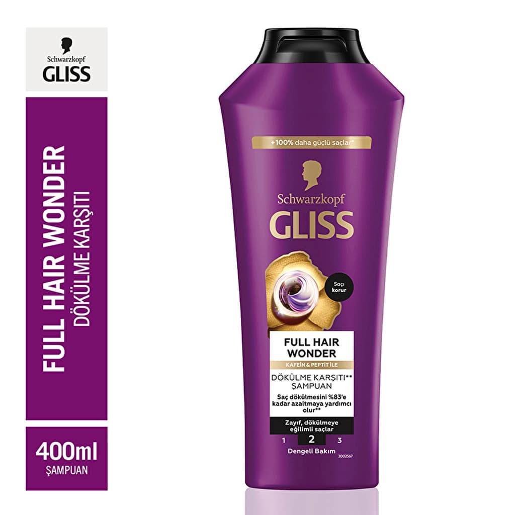 Gliss Gliss Full Hair Wonder Şampuan 400 ml