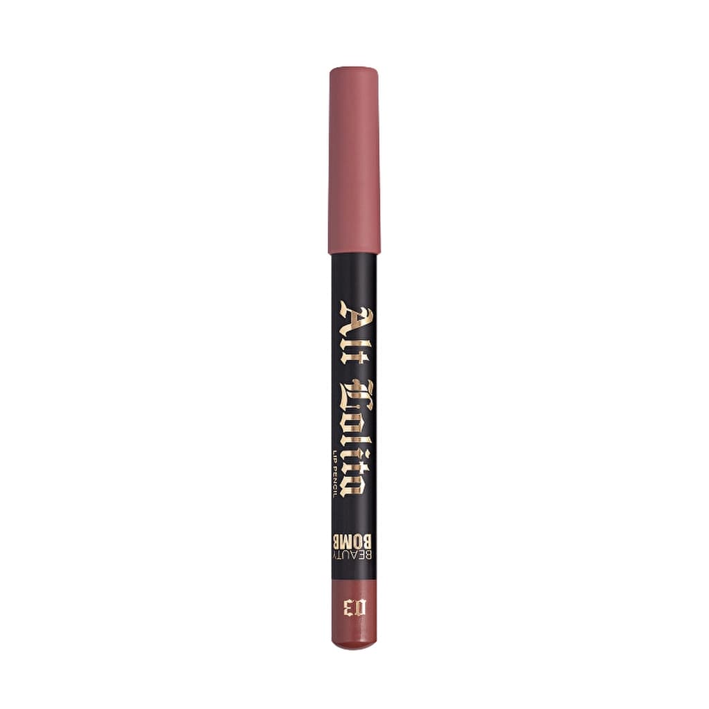 Beauty Bomb Lip Pencil Alt Lolita 03 Cold Fingers - Long-Lasting Matte Lip Liner for Precise Definition