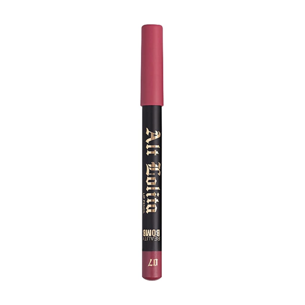 Beauty Bomb Lip Pencil Alt Lolita 07 Pink - Long-Lasting Matte Lip Liner for Precise Definition