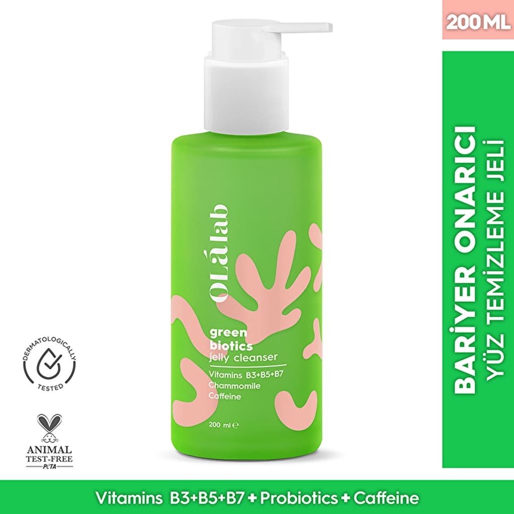 Olalab Arındırıcı Bariyer Onarıcı Probiyotik İçerikli Makyaj Yüz Temizleme Jeli 200 ml