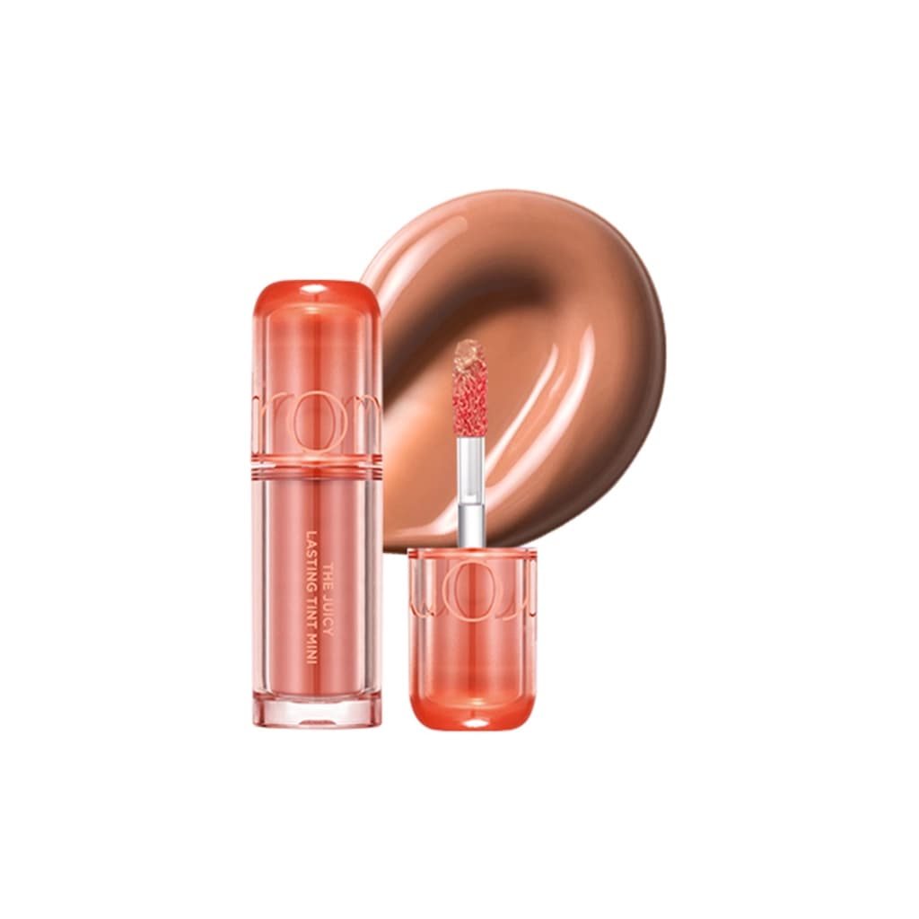 rom&nd The Juicy Lasting Tint Mini Renkli Dudak Parlatıcısı 08 Ripe Persimmon