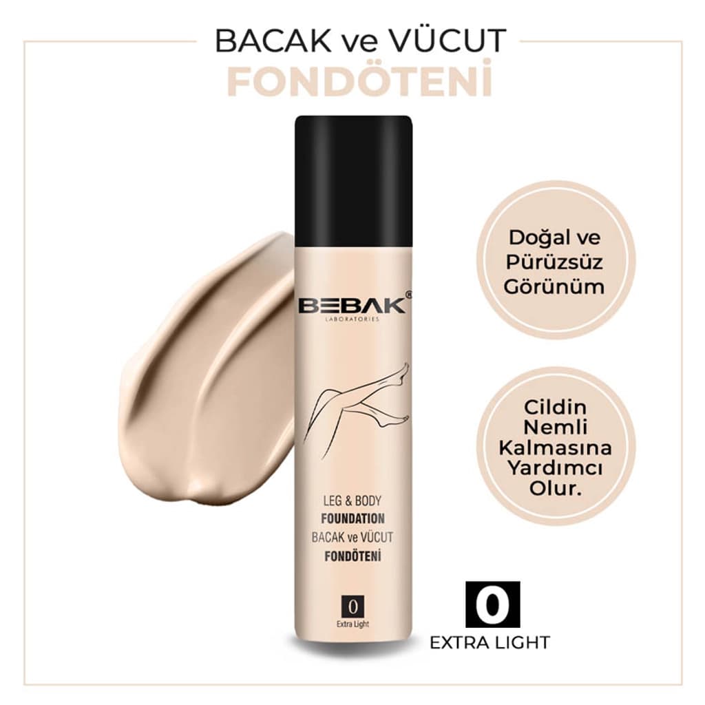 Bebak Bacak Fondöteni 0 Numara 75 ml