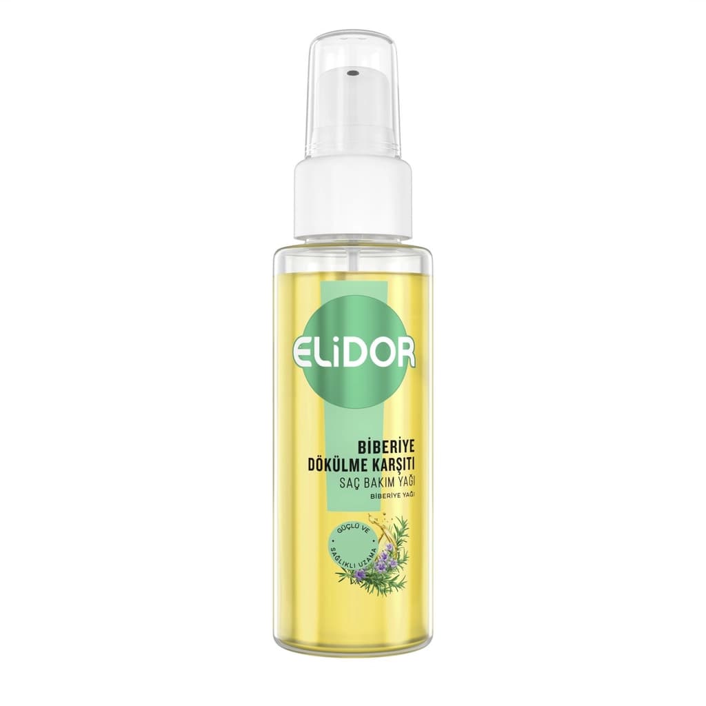 Elidor Biberiye Dökülme Karşıtı Saç Bakım Yağı 80 ml