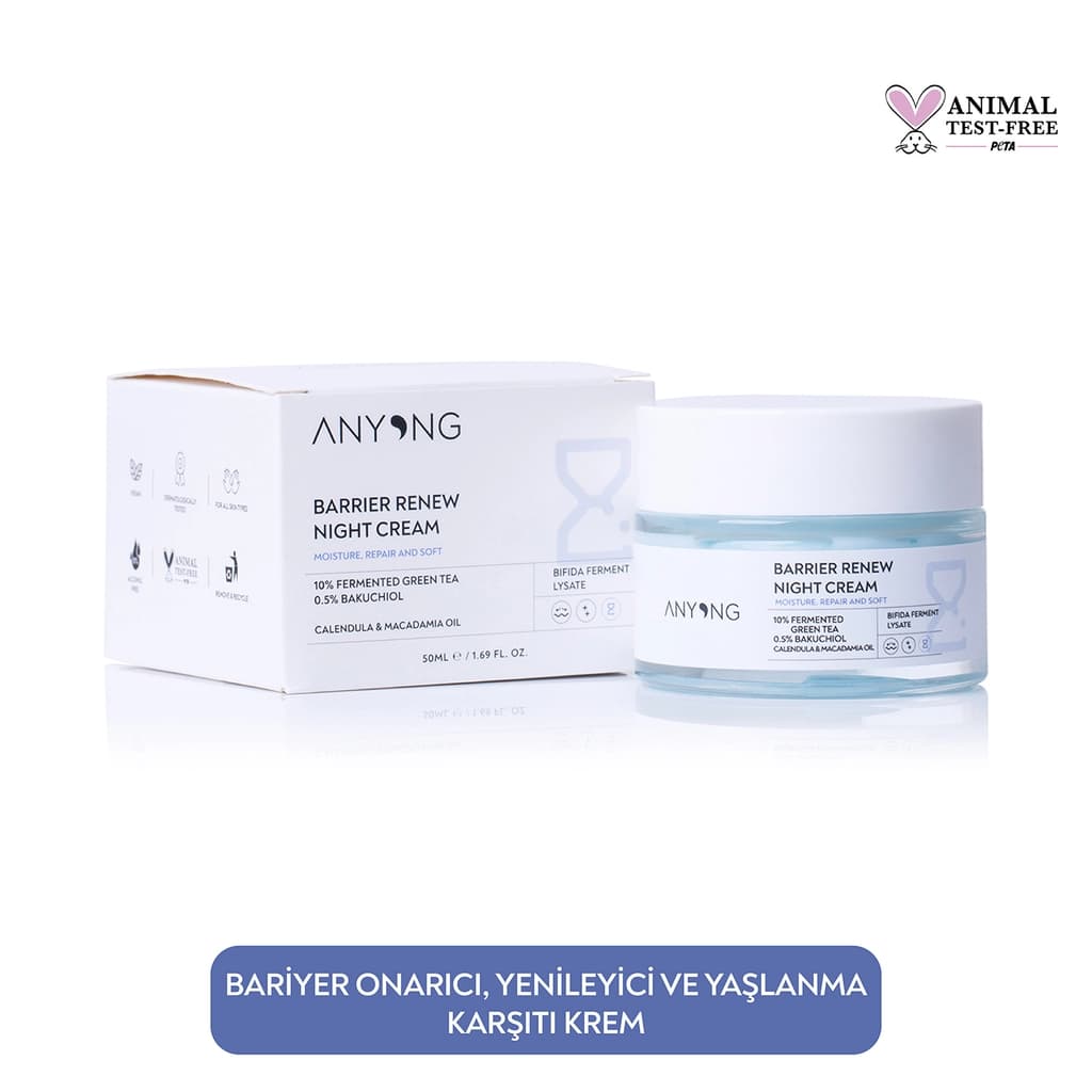 Anyong Bariyer Yenileyici Gece Kremi 50 ml