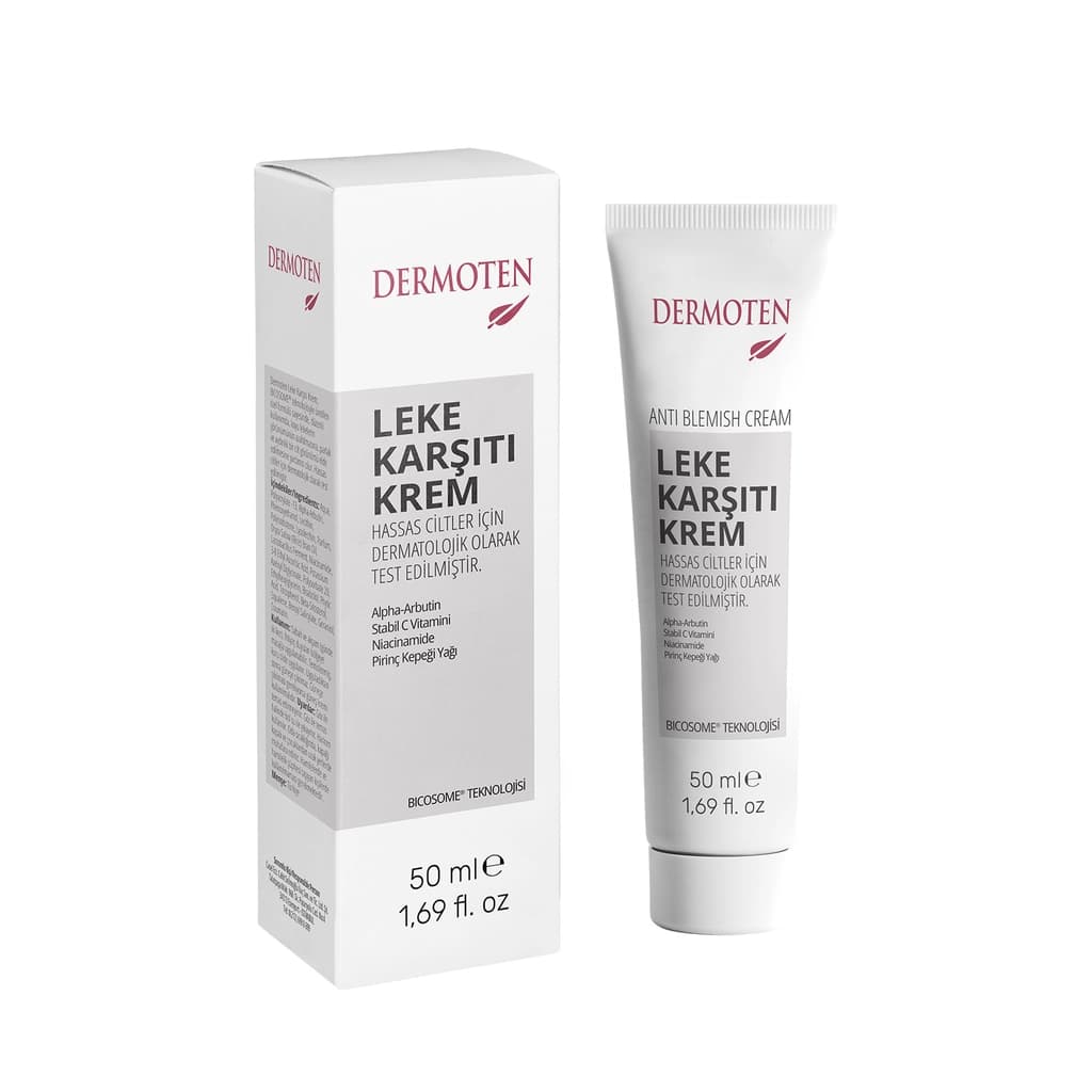 Dermoten Aydınlatıcı Leke Karşıtı Bakım Kremi 50 ml