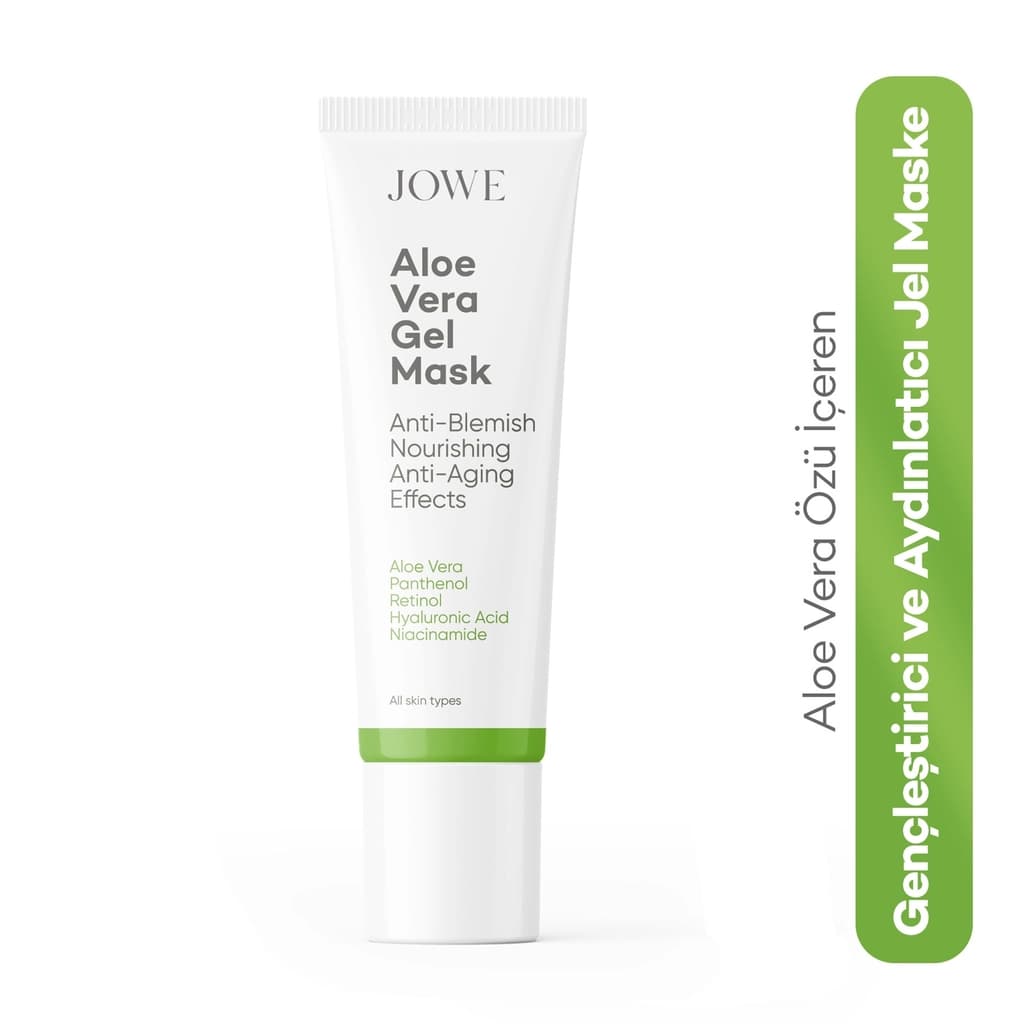 Jowe Aloe Vera Özü Gençleştirici ve Aydınlatıcı Jel Yüz Maskesi 40 ml
