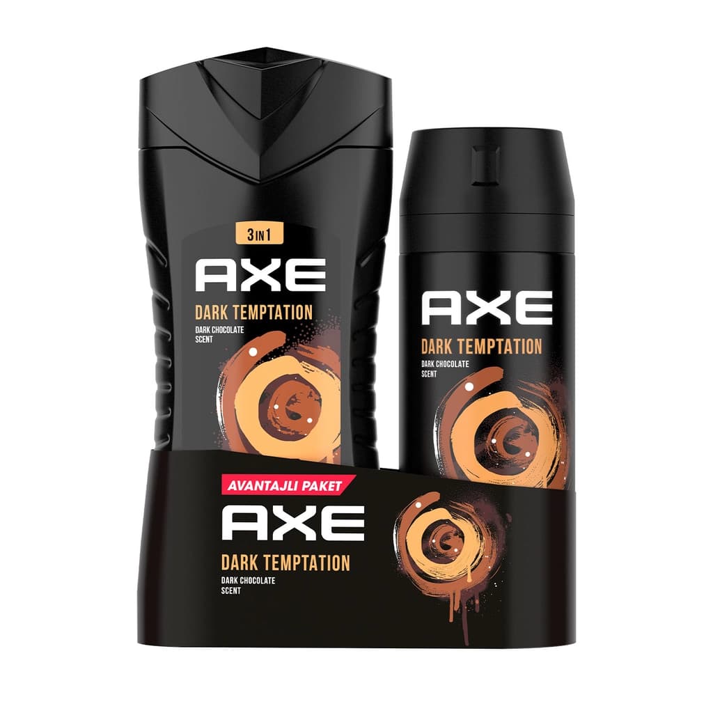 Axe Dark Temptation Sprey Deodorant 150 ml + Duş Jeli 250 ml