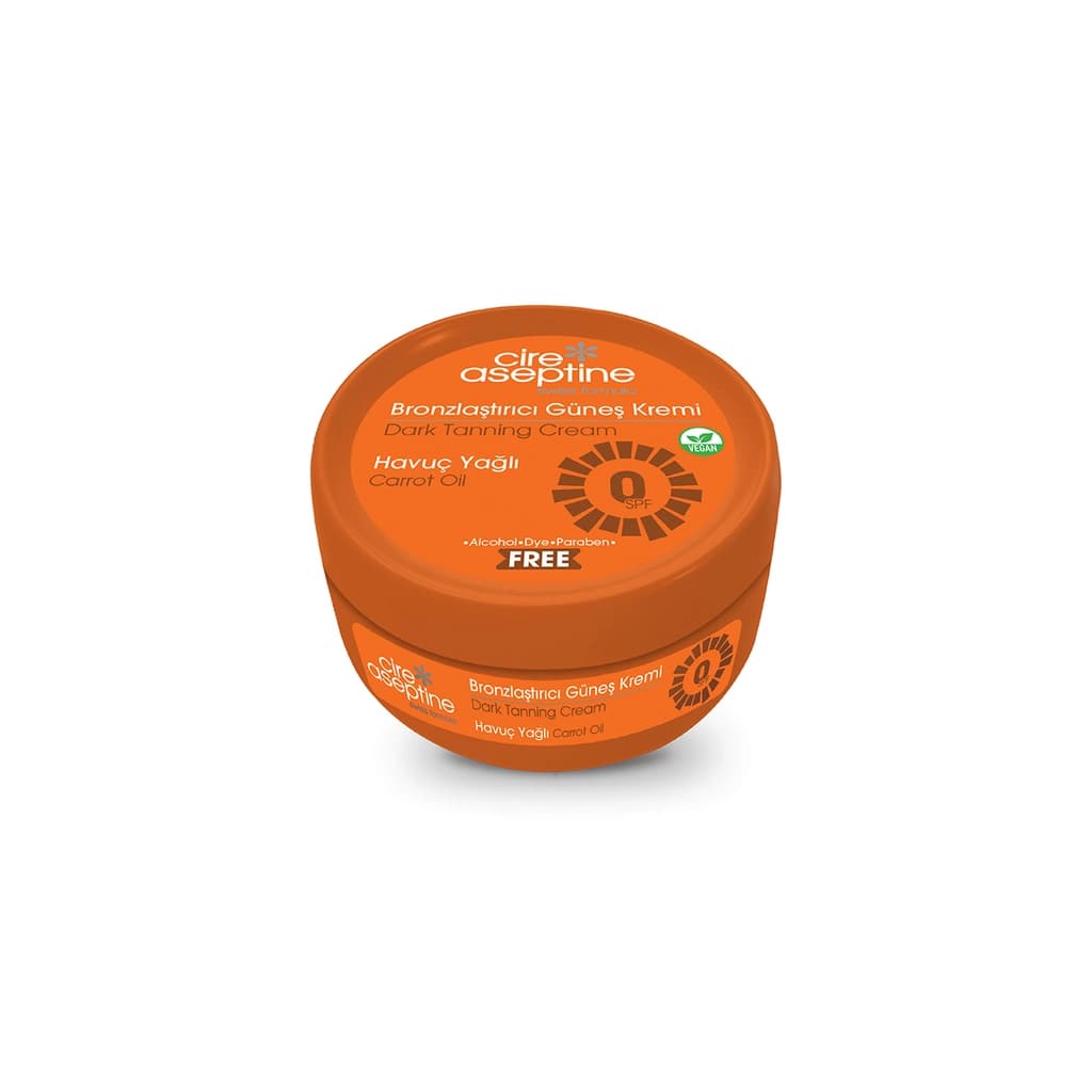 Cire Aseptine Havuçlu Bronzlaştırıcı 0SPF Güneş Kremi 200 ml