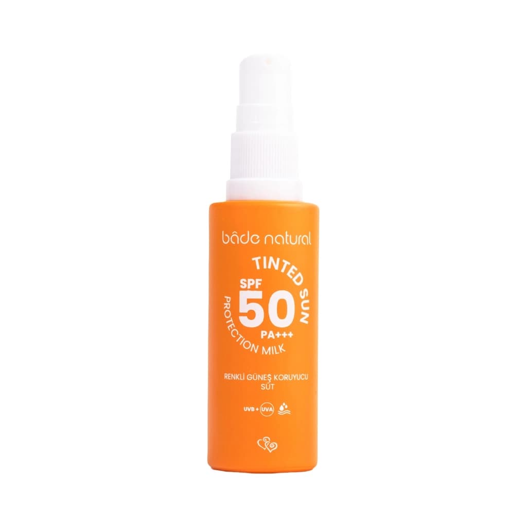 Bade Natural 50SPF Renkli Güneş Koruyucu Süt 30 ml