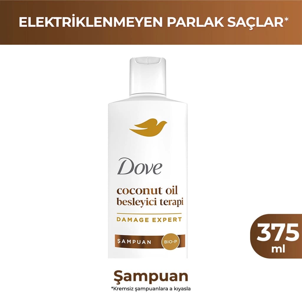 Dove Coconut Oil Besleyici Terapi Şampuan 375 ml