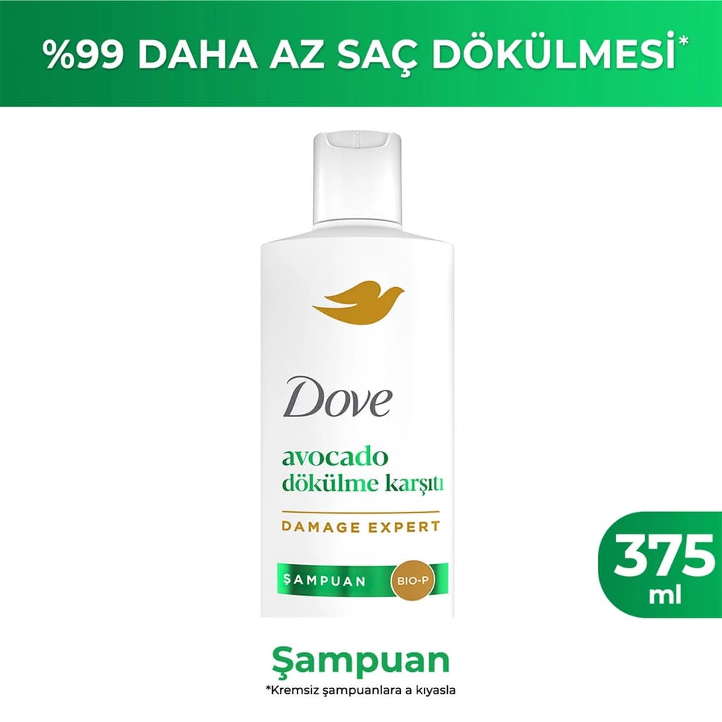 Dove Avocado Dökülme Karşıtı Şampuan 375 ml