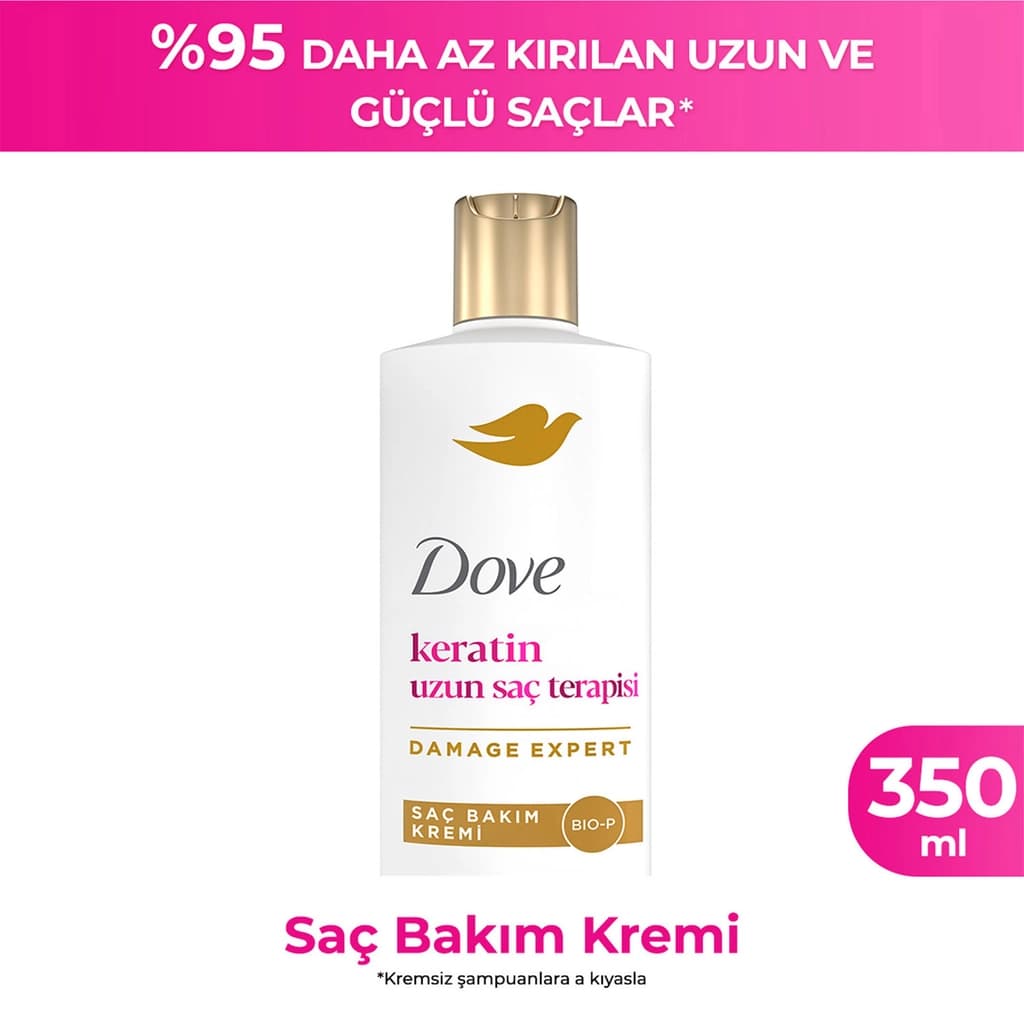 Dove Saç Bakım Kremi Keratin Uzun Saç Terapisi 350 ml