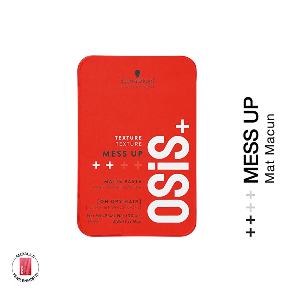 Osis Mess Up Mat Şekillendirici Macun 100 ml