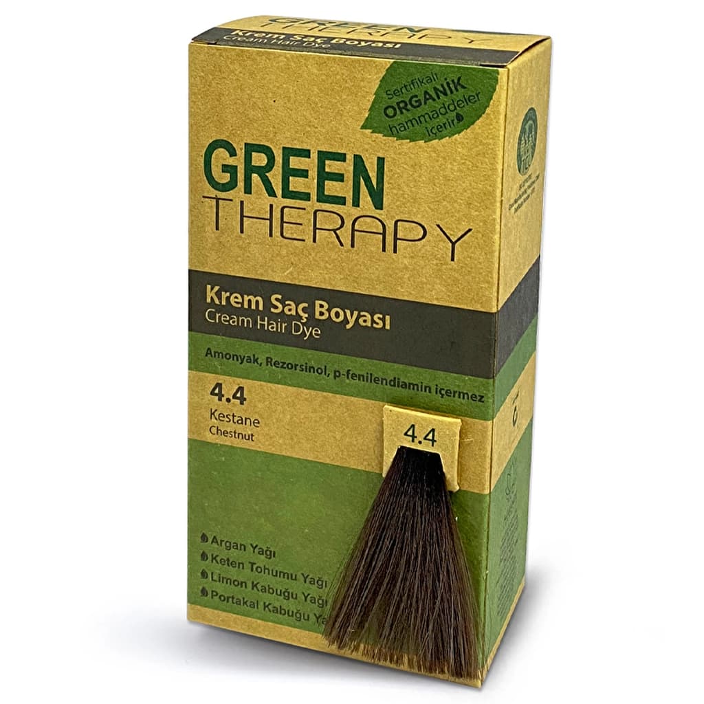 Green Therapy Krem Saç Boyası 4.4 Kestane