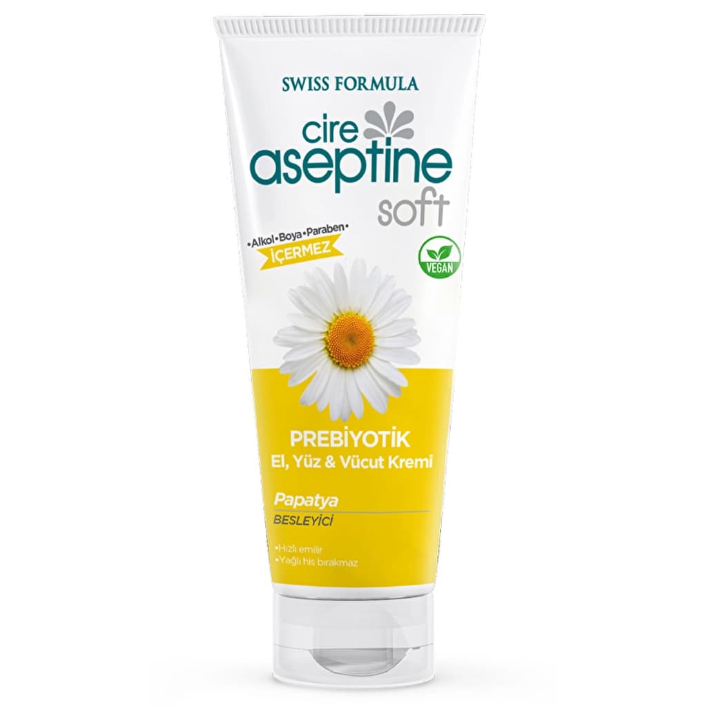 Cire Aseptine Soft Papatya Özlü Besleyici Prebiyotikli Krem 75 ml