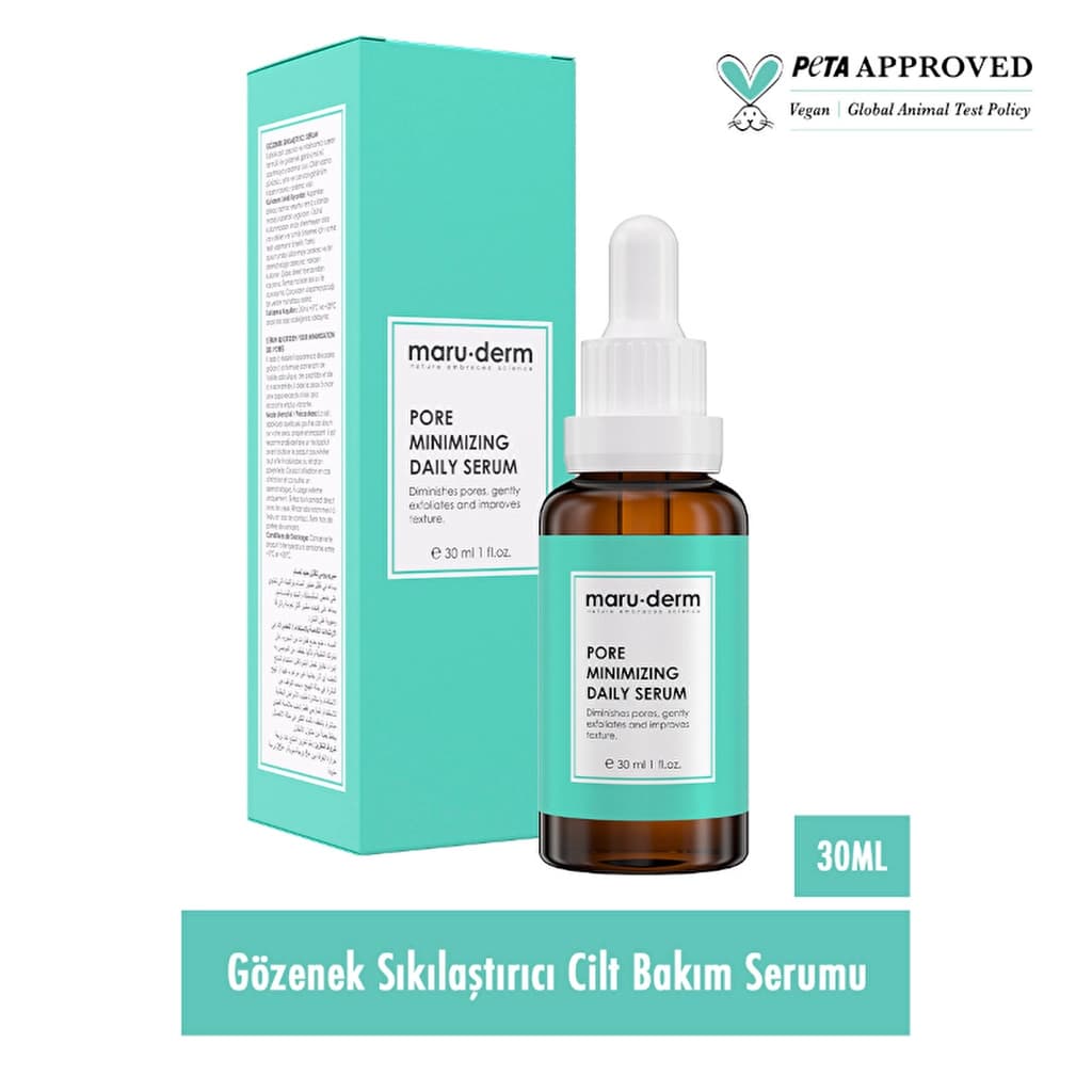 Maruderm Maruderm Gözenek Sıkılaştırıcı BHA ve Peptit Cilt Bakım Serumu 30 ml