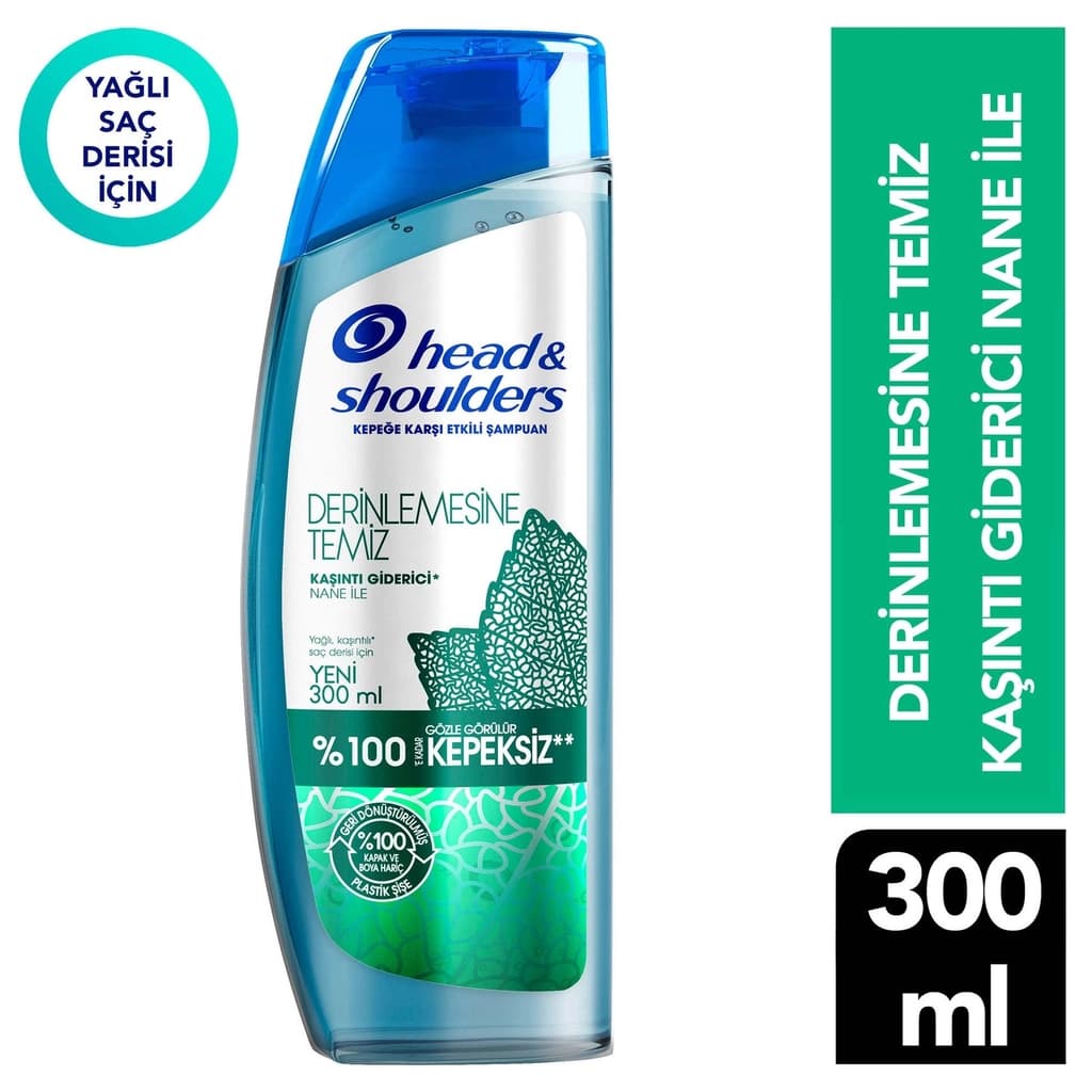 Head & Shoulders Derinlemesine Temiz Kaşıntı Giderici Kepeğe Karşı Etkili Şampuan 300 ml