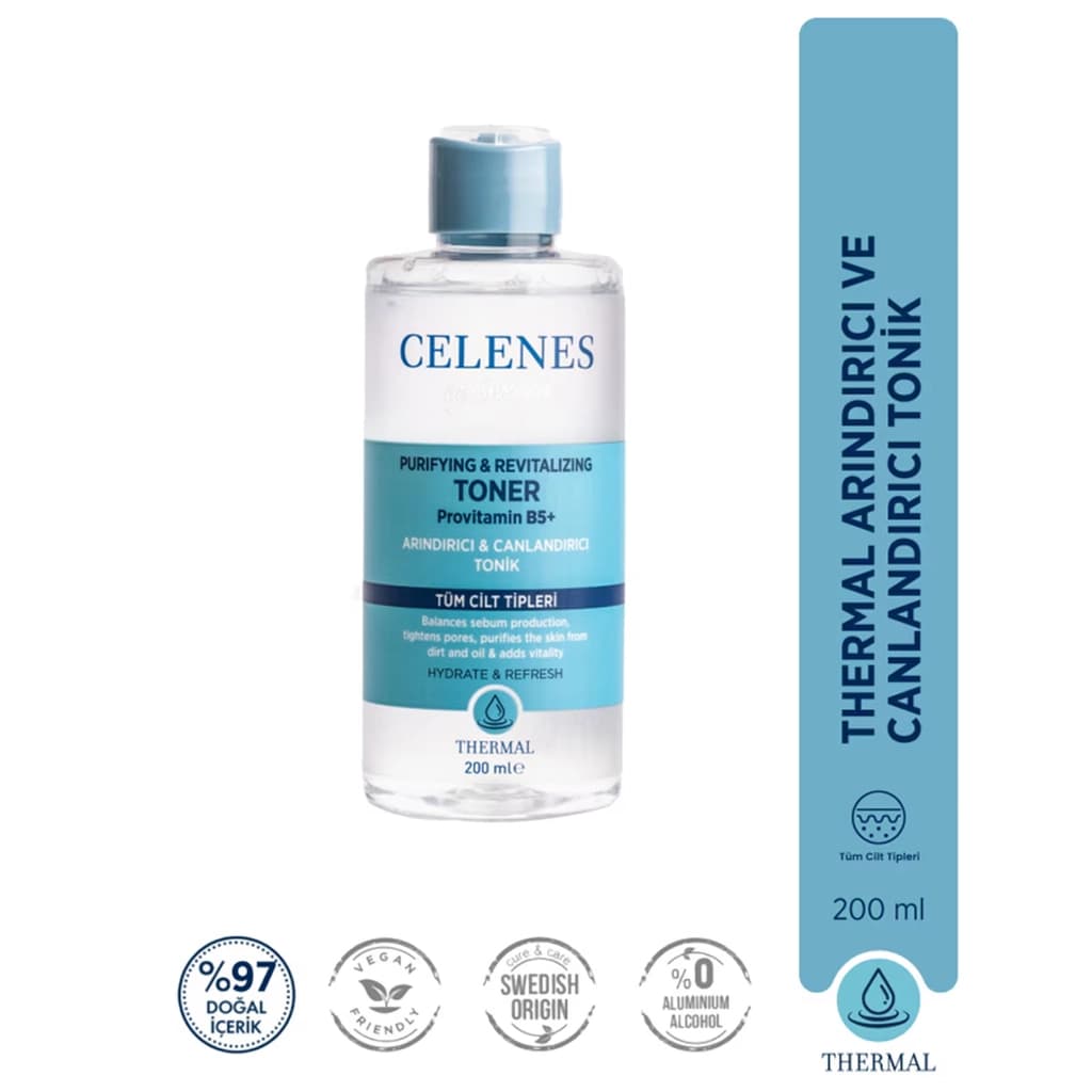 Celenes Thermal Arındırıcı & Canlandırıcı Tonik 200 ml