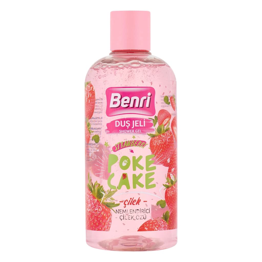 Benri Duş Jeli Çilek Poke Cake 500 ml