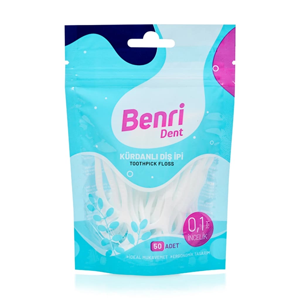 Benri Dent Kürdanlı Diş İpi 50'li