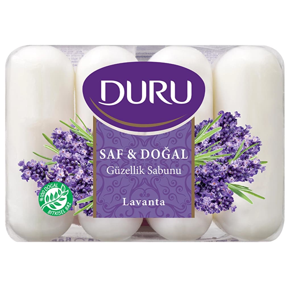 Duru Saf & Doğal Lavanta Güzellik Sabunu 4x70 gr