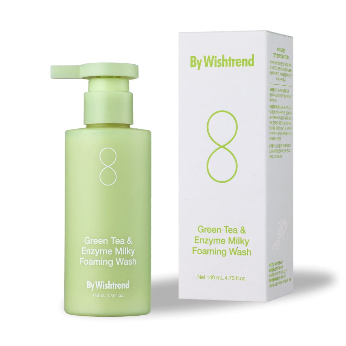 Green Tea & Enzyme Milky Foaming Wash (Yeşil Çaylı Tahıl Sütlü Nemlendirici Nazik Köpük Temizleyici) 140ml