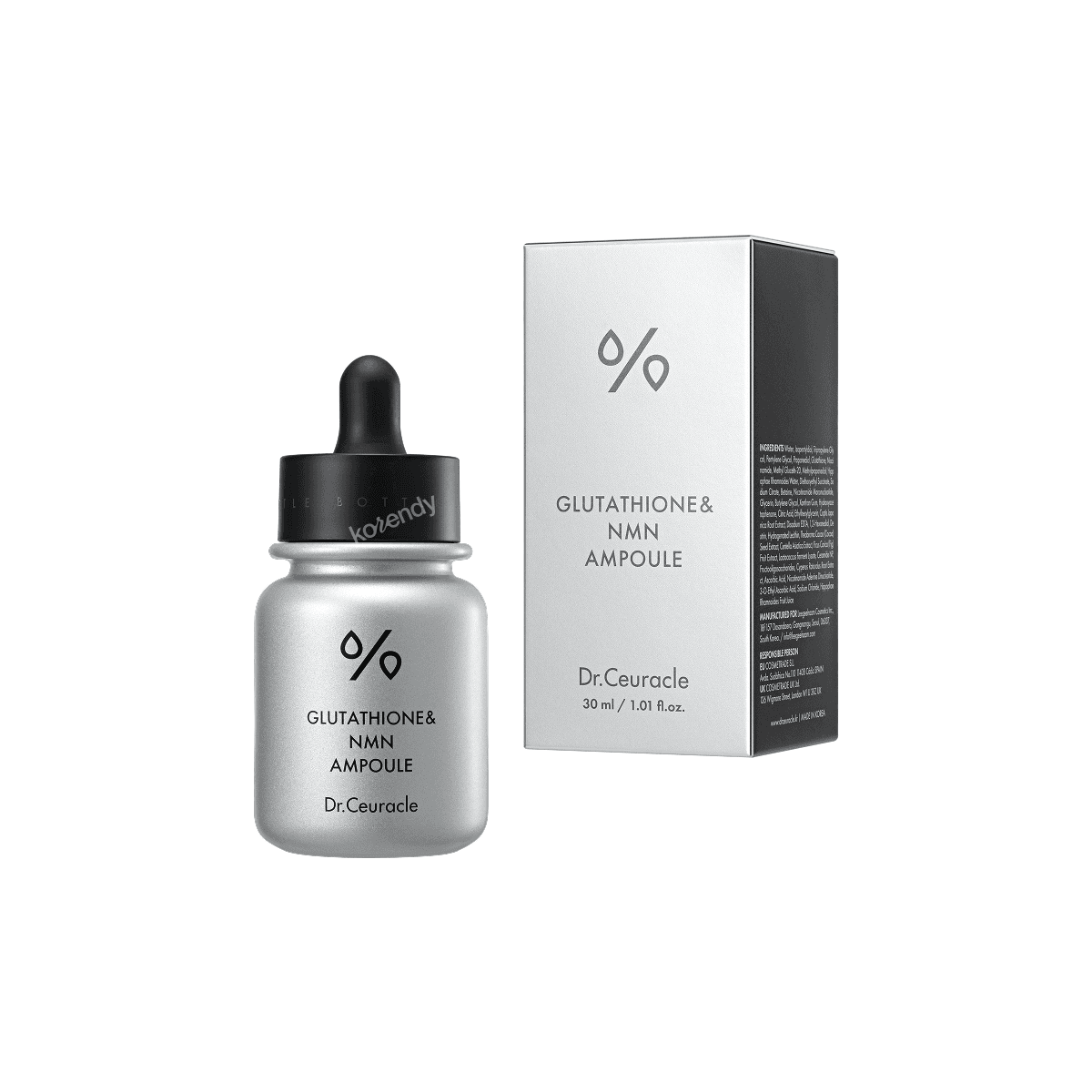 Glutathione & NMN Ampoule (Leke Oluşumu Önleyici ve Parlatıcı %2 Saf Glutatyon & NMN İçeren Ampul) 30ml