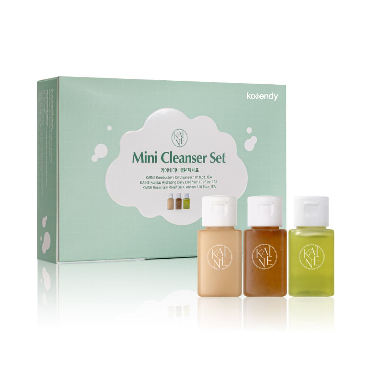 Mini Cleanser Set (30ml+30ml+30ml) (Kombuçalı ve Biberiyeli Su Bazlı & Yağ Bazlı Mini Temizleyici Seti)