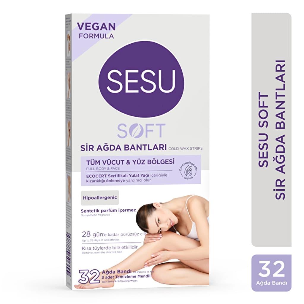 Sesu Soft Ağda Bandı 32'li