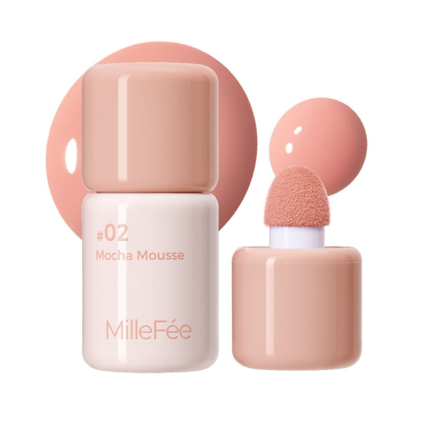 Millefee Millefee Shake Drop Blush 02 Mocha Mousse, 1 Adet