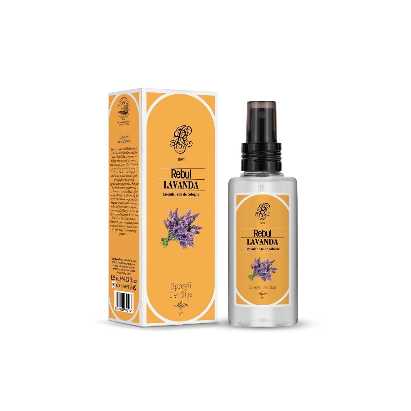 Rebul Rebul Kolonya Lavander, 125 ml
