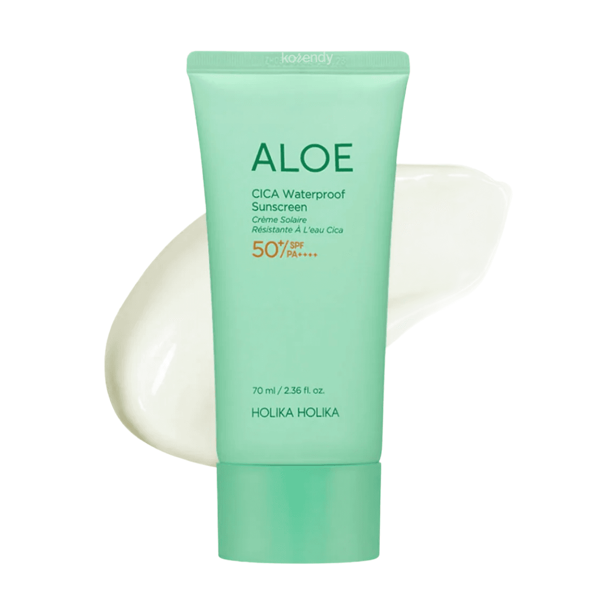Holika Holika Aloe Cica Waterproof Sunscreen SPF50+ (Suya Dayanıklı ve Dinginleştirici Aloe Vera ve Cica İçerikli Güneş Kremi) 70ml (Yeni Versiyon)