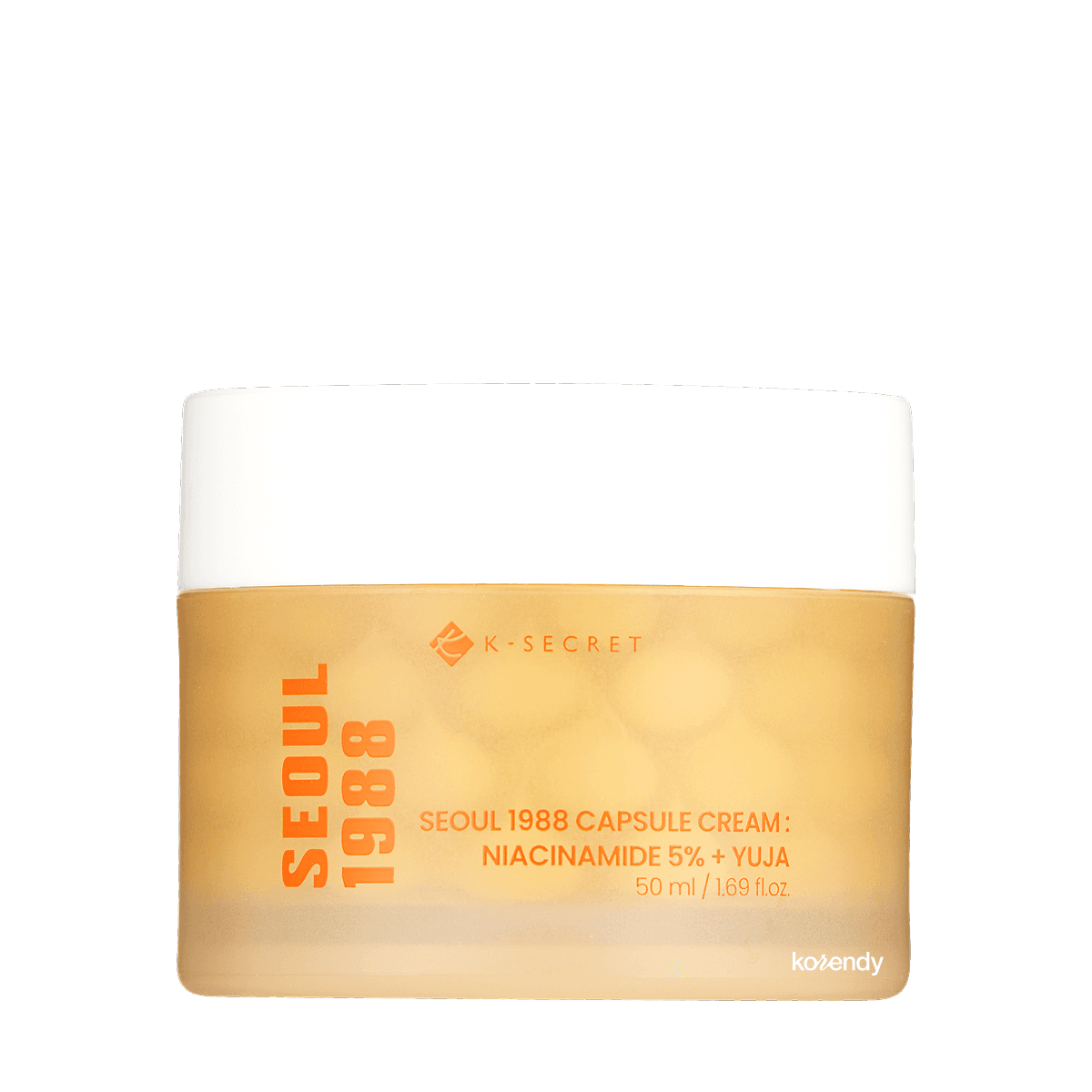 K-Secret Seoul 1988 Capsule Cream: Niacinamide 5% + Yuja (Leke Önleyici Parlatıcı %5 Niacinamide ve C Vitaminli Kapsül Krem) 50ml