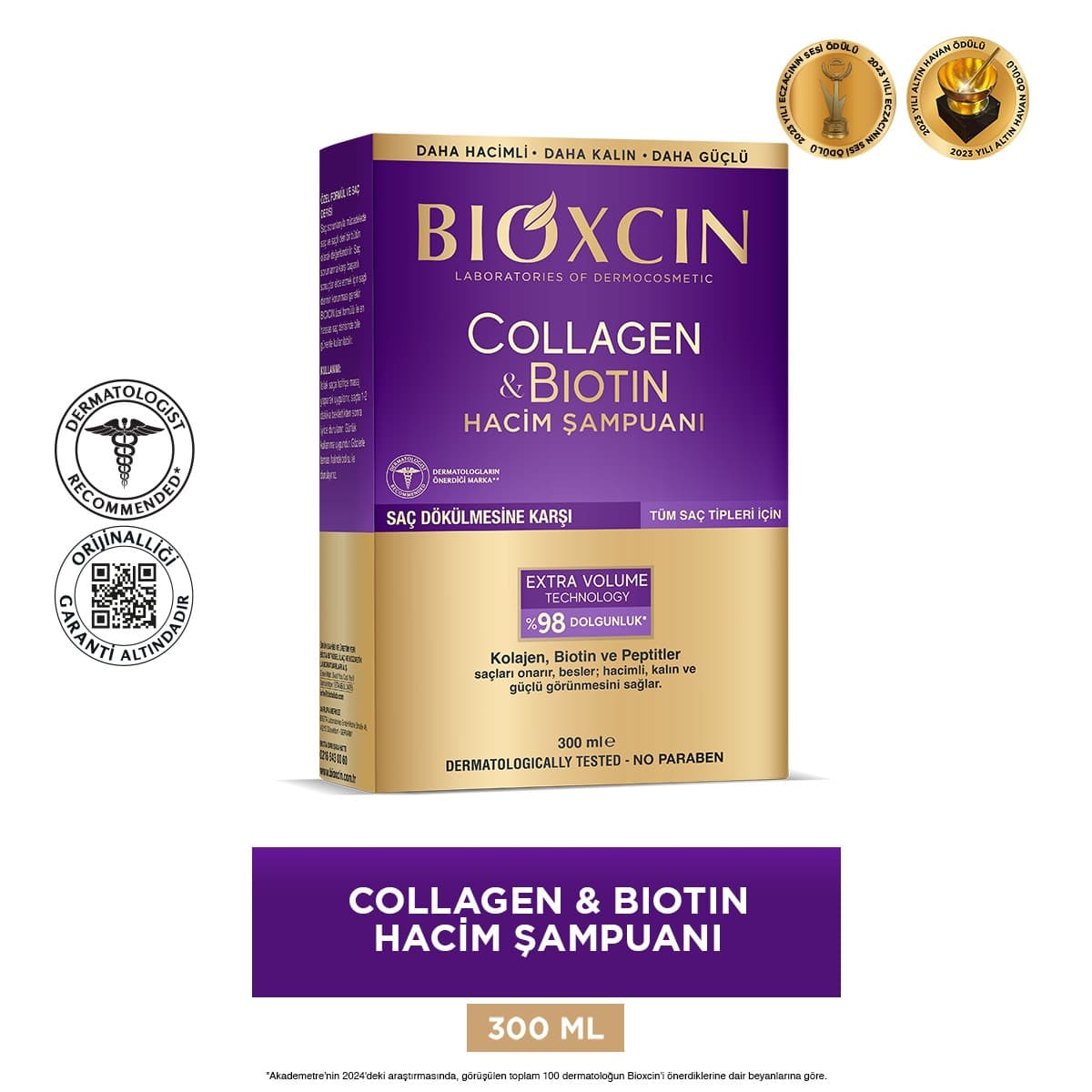 Bioxcin Bioxcin Collagen ve Biotin Şampuan 300 ml
